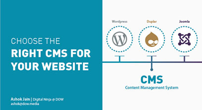 DOW MEDIA Choose the right CMS for your website